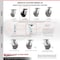Service Caster 5 Inch Glass Filled Nylon Caster Set with Roller Bearings 2 Swivel 2 Rigid SCC SCC-35S520-GFNR-2-R-2 - alternate 3